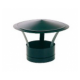 Deflector estufa negro vitrificado para tubo 12 cm diámetro.